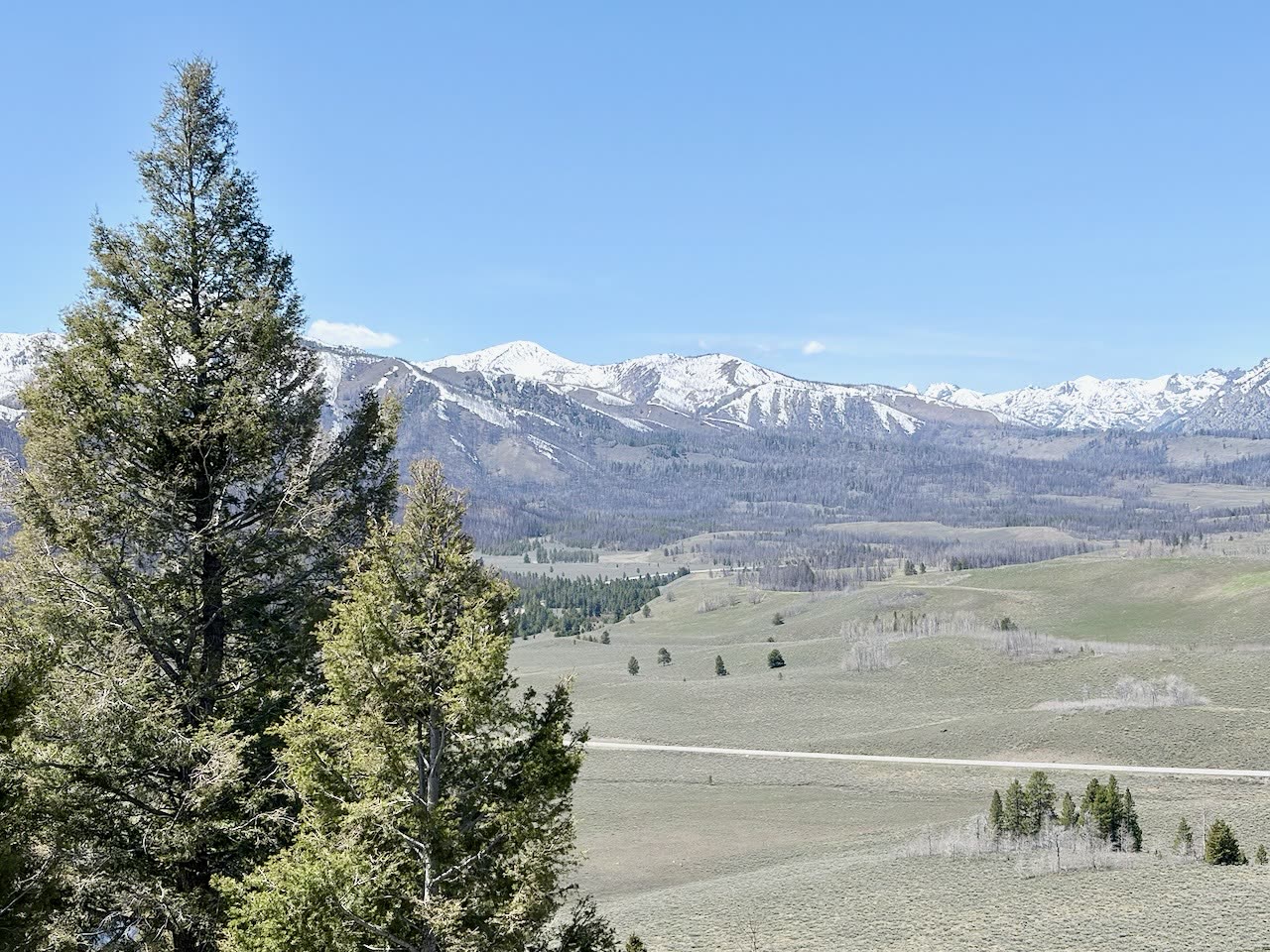 Sawtooth range from Galena overlook