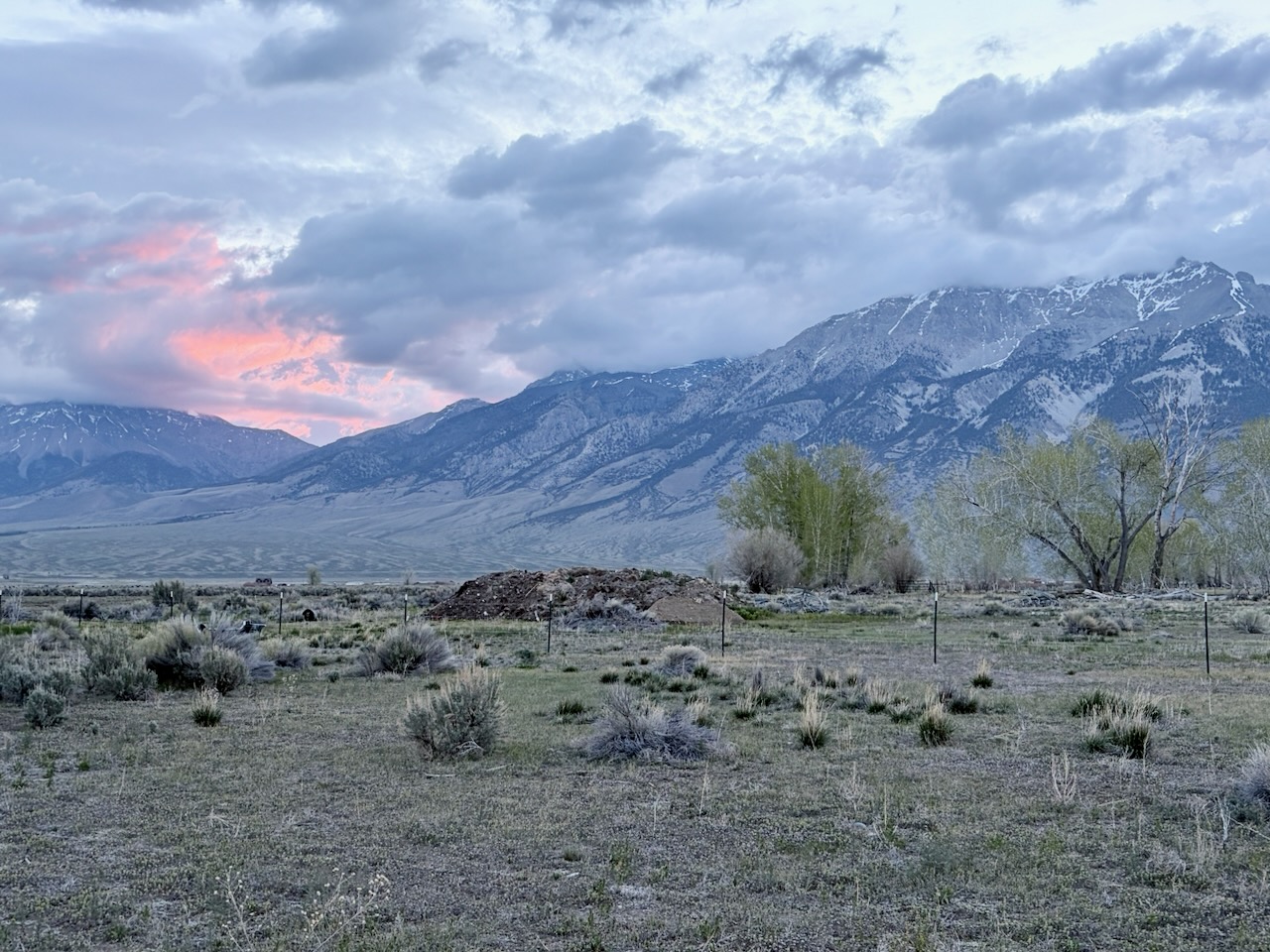 Dawn over the Lost River Valley from Borah Vista