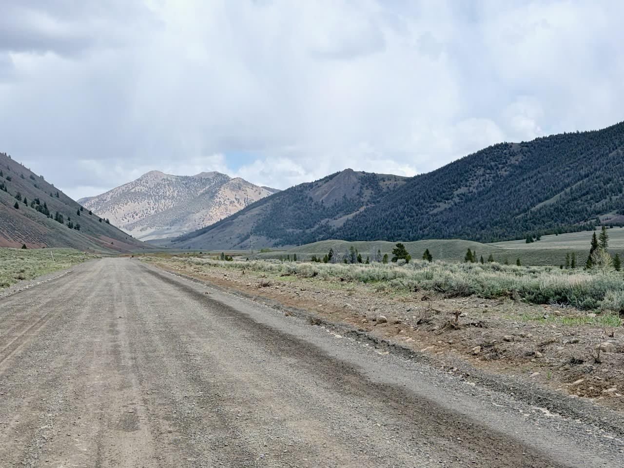 Trail Creek Pass gravel road