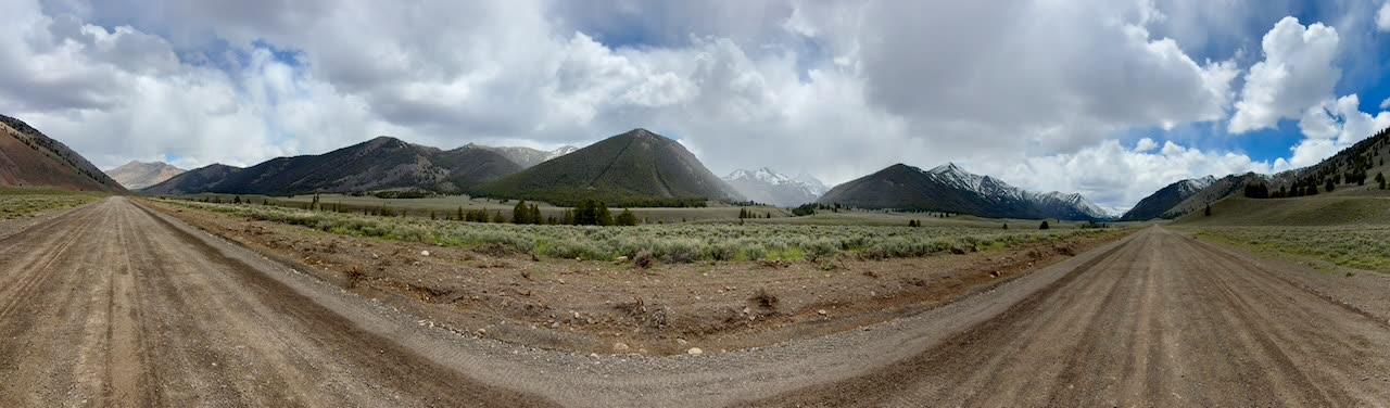 Trail Creek Pass panorama